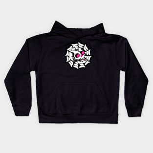 Skull spiderweb Kids Hoodie